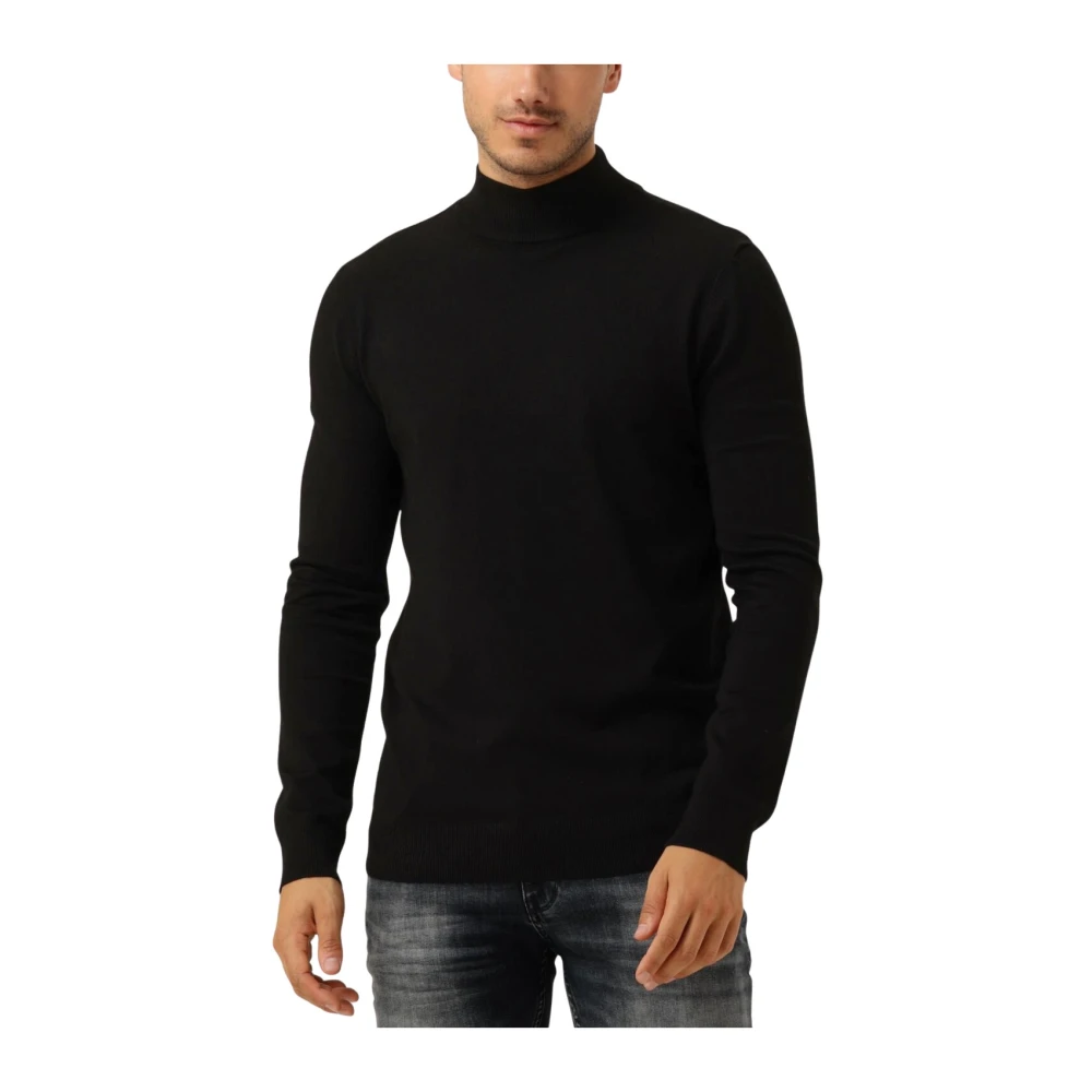 Pure Path Mockneck Sweater voor Heren Black Heren