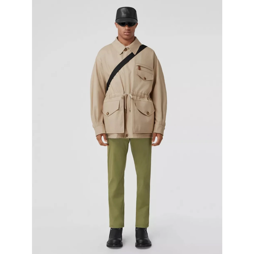 Burberry Stijlvolle Chino`s voor Heren Green Heren