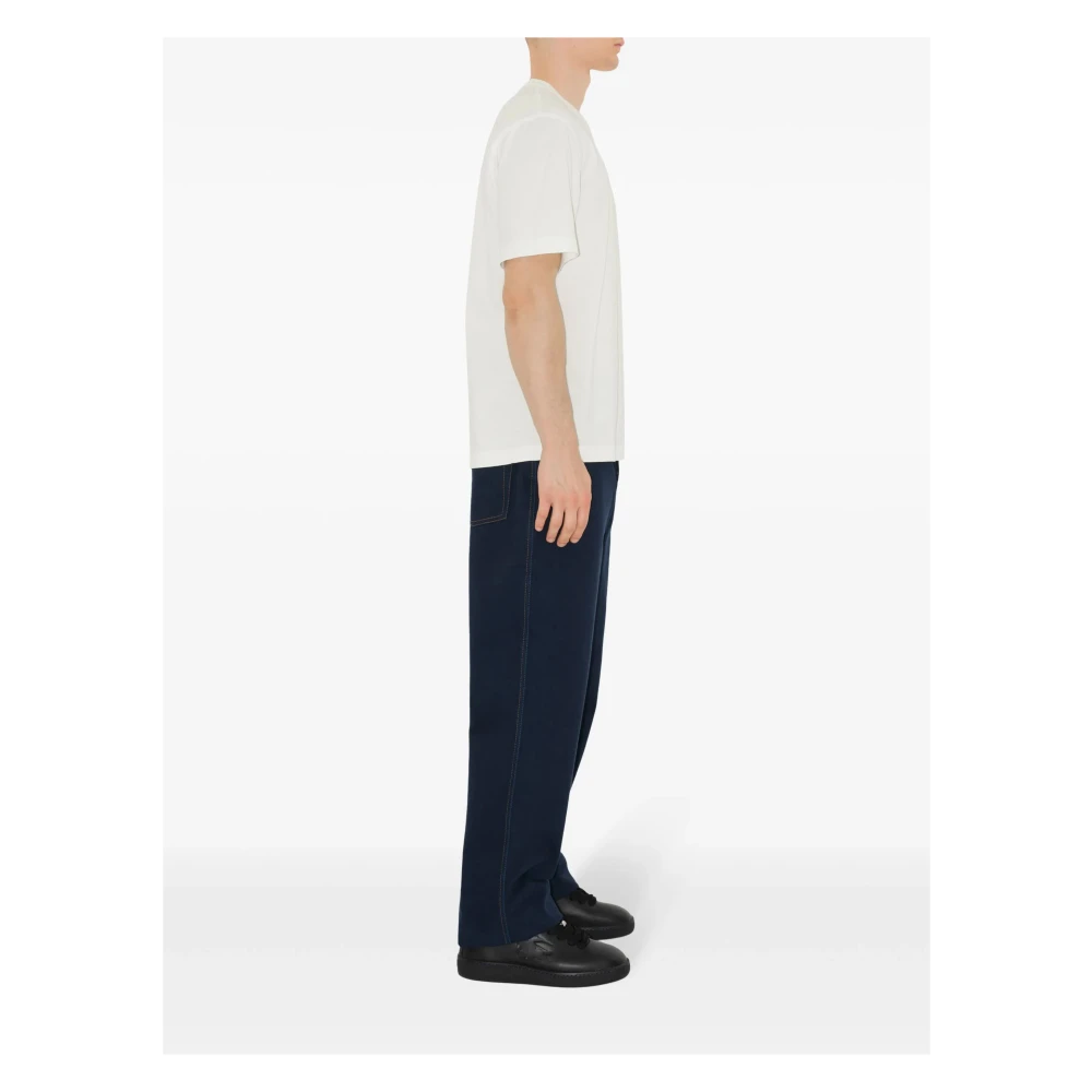 Burberry Casual Heren T-shirt in Krijt White Heren