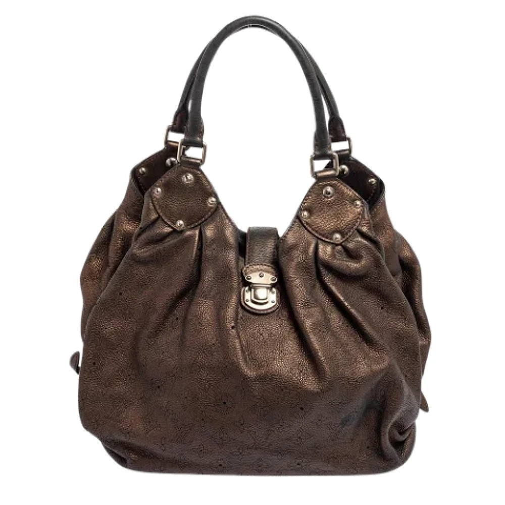 Louis Vuitton Vintage Pre-owned Leather handbags Brown Dames