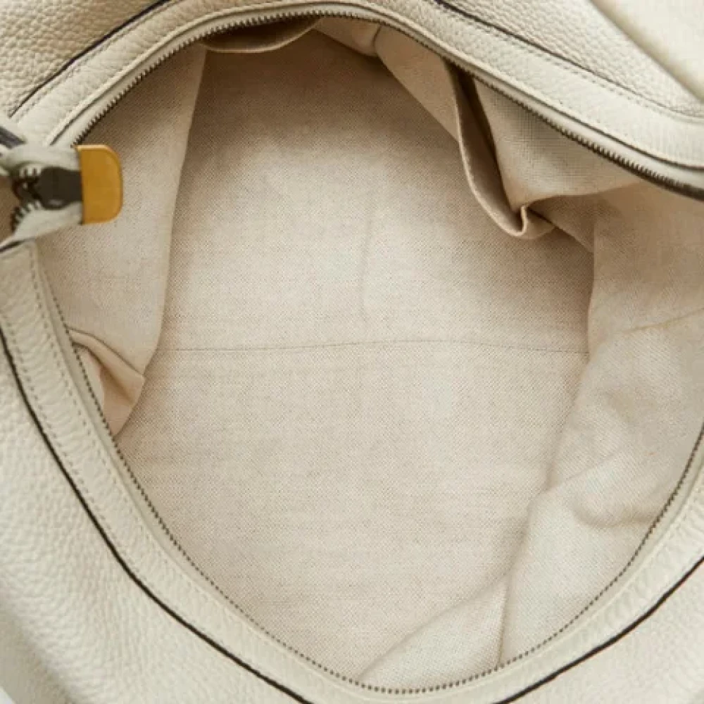 Gucci Vintage Pre-owned Leather gucci-bags White Dames