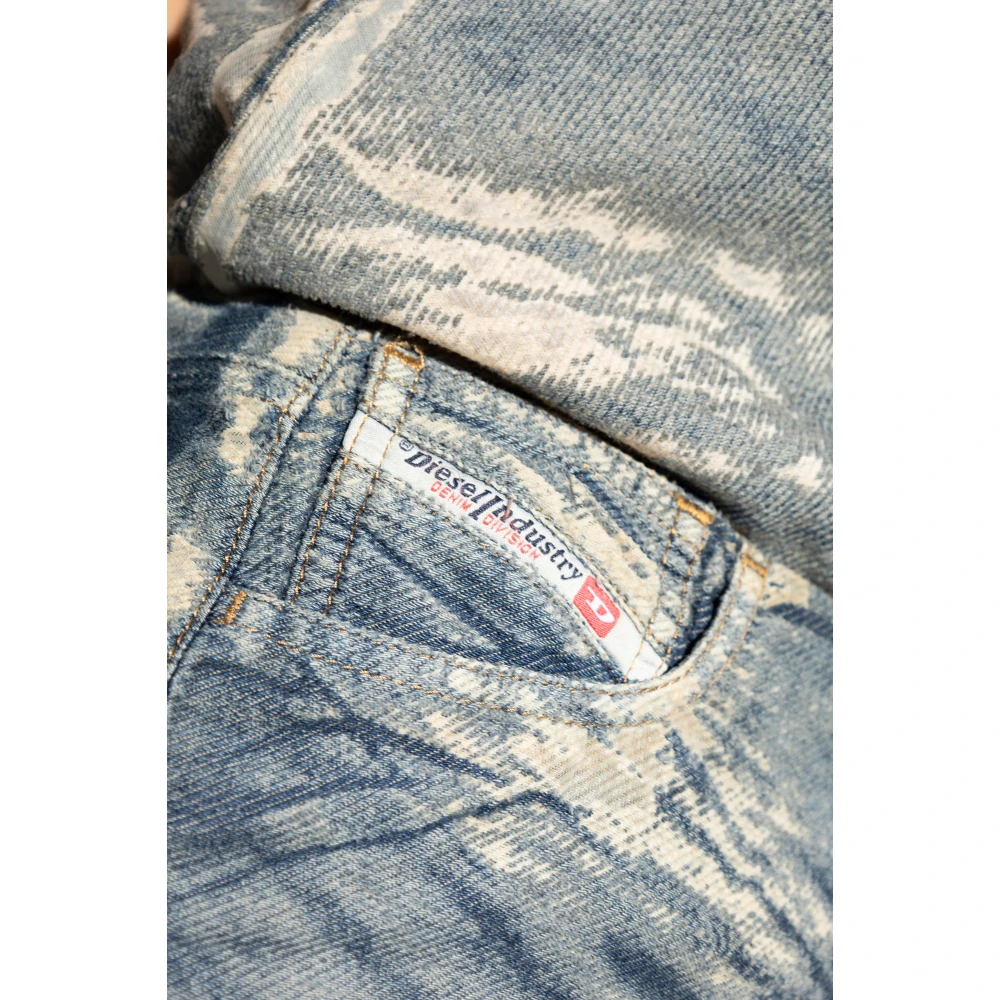 Diesel Rok De-Pra-Fsf Blue Dames
