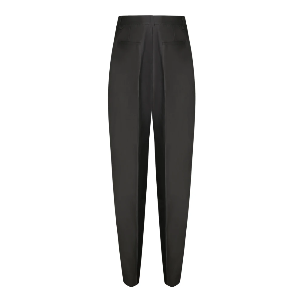Jacquemus Zwarte Getailleerde Broek Black Dames