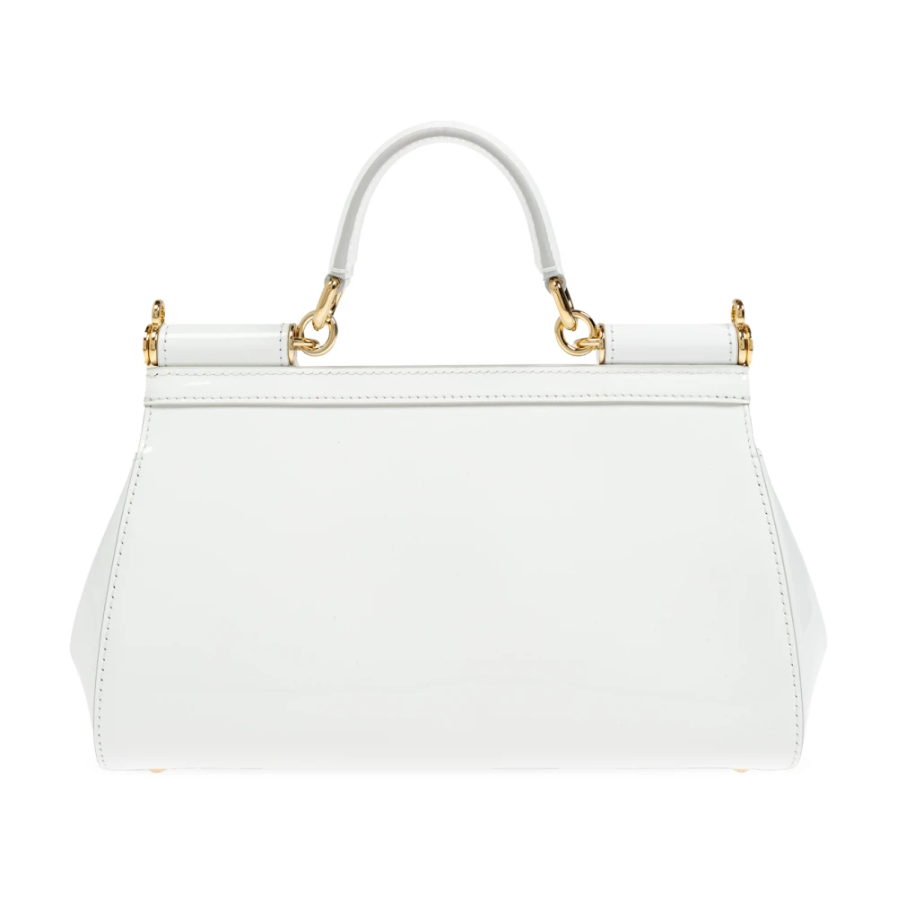 Dolce & Gabbana Sicily Schoudertas White Dames