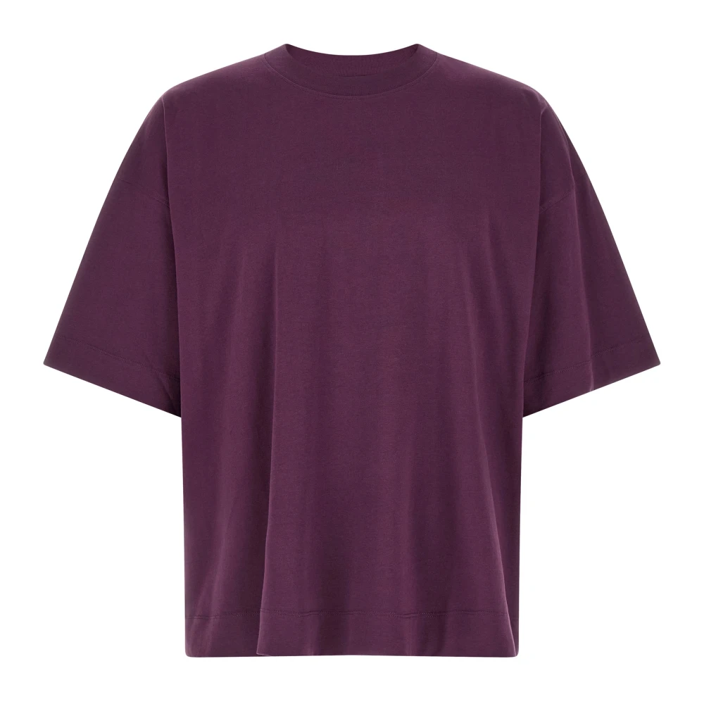 Dries Van Noten Men's Purple Heno Crew Neck T-Shirt