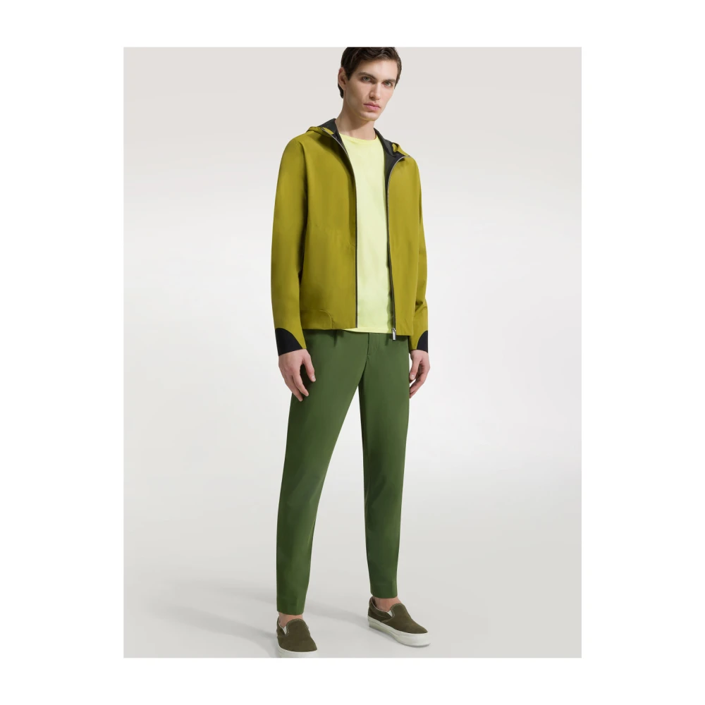 RRD Summer Urban Zip Hood Fleece Sweatshirt Green Heren