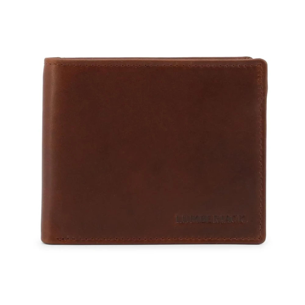 Lumberjack Men's Brown Leather Wallet With Coin Purse