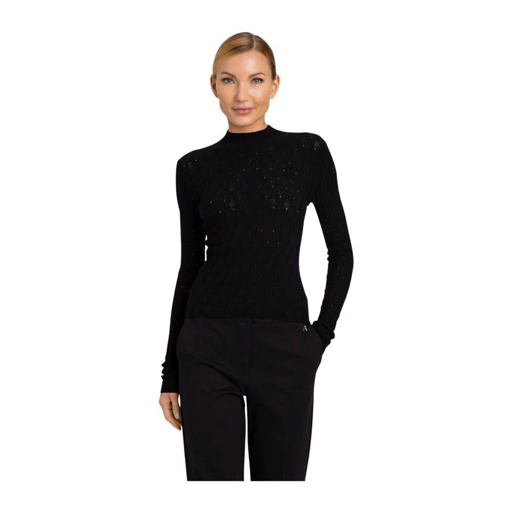 Twinset Zwarte Sweaters Set Black Dames
