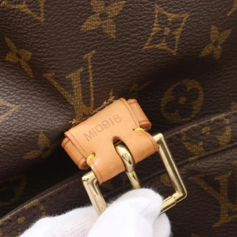 Louis Vuitton Vintage Pre-owned Canvas backpacks Brown Dames