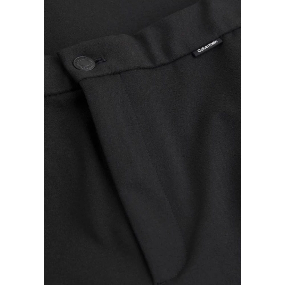 Calvin Klein Comfort Gebreide Tapered Broek Blue Heren