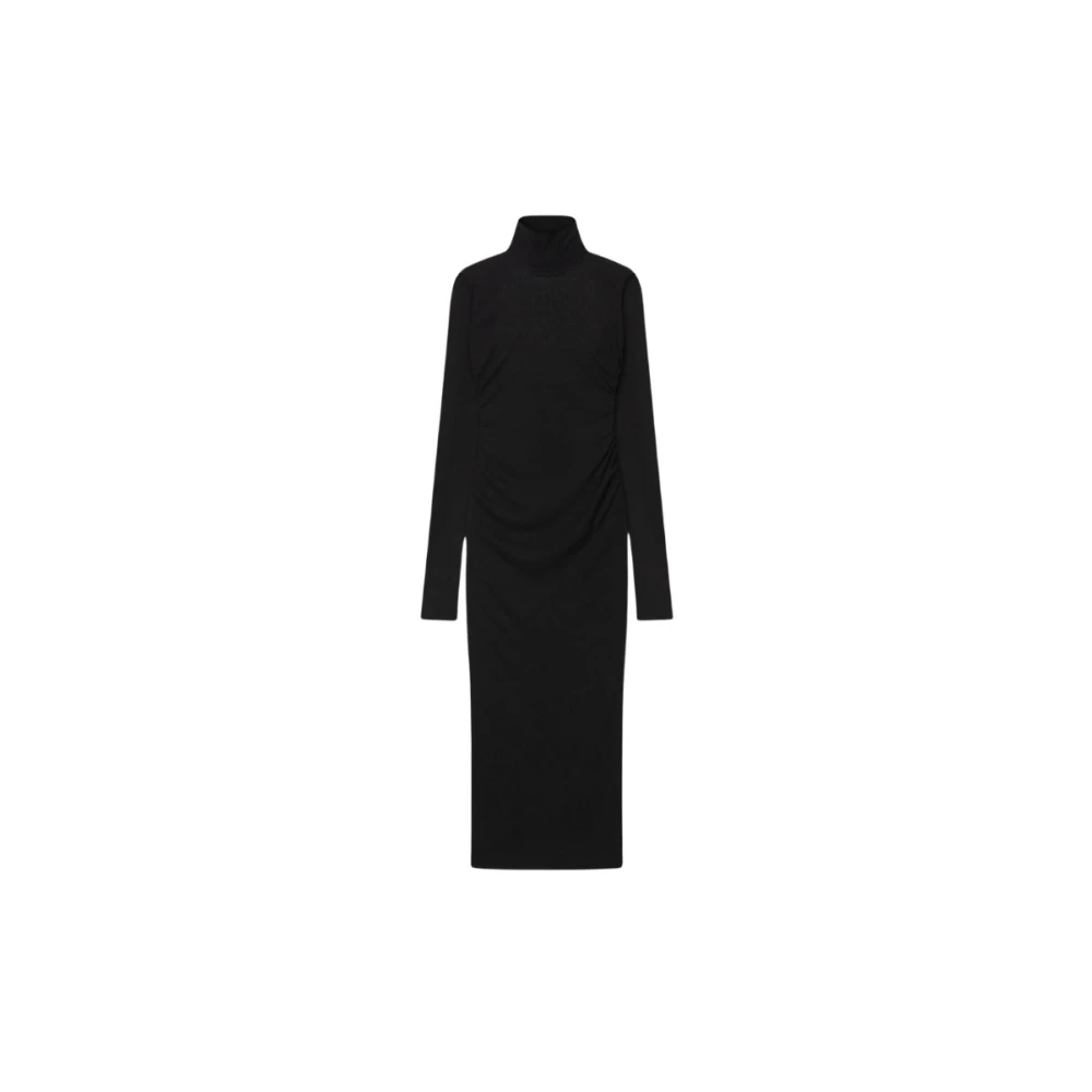 Nanushka Elegante en veelzijdige lange mesh jurk Black Dames