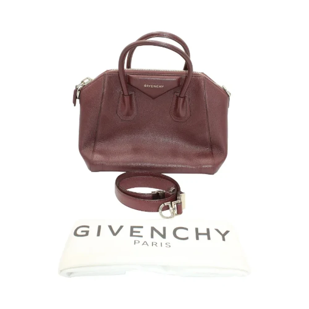 Givenchy Pre-owned Leather handbags Brown Dames