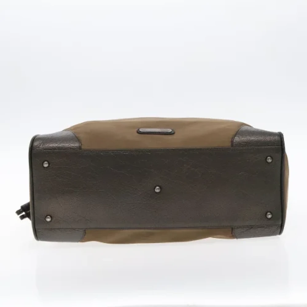Burberry Vintage Pre-owned Canvas handbags Brown Dames