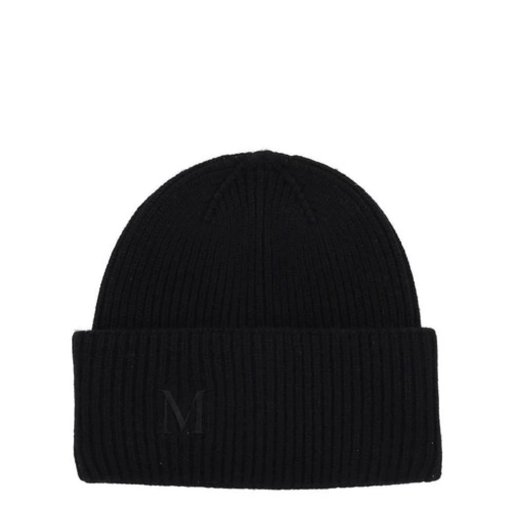Max Mara Zwarte Retina Hoed Black Dames