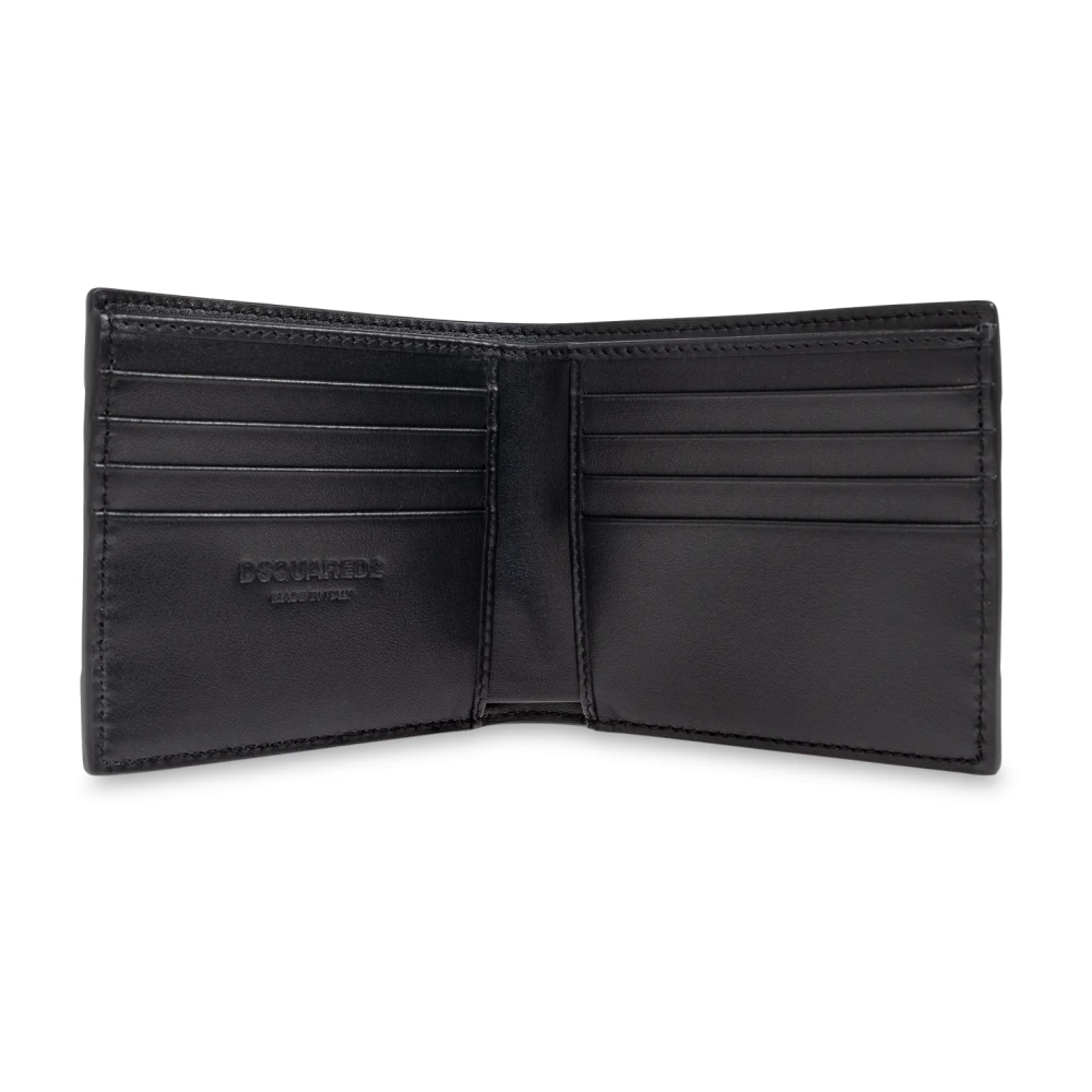 Dsquared2 Opvouwbare Portemonnee Black Heren