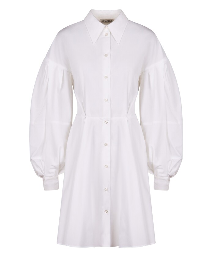 cotton-shirtdress-with-balloon-sleeves