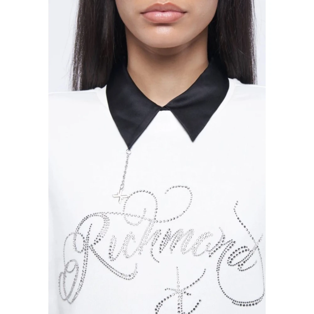 John Richmond Dames Sweatshirt Modieuze Stijl White Dames