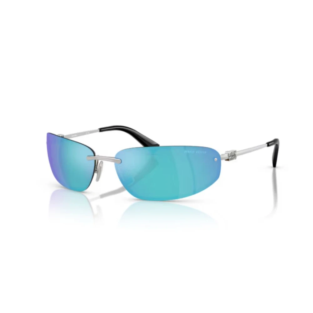 Miu Miu Gray Sunglasses, Unisex, One Size, Elegant Sunglasses For Stylish Look