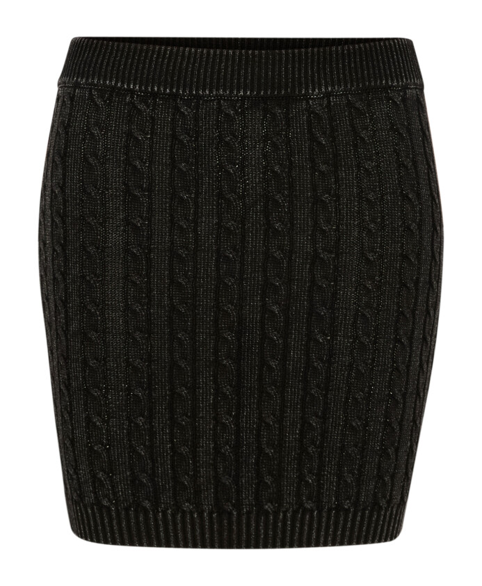 jupe-courte-en-tricot-delave-noir