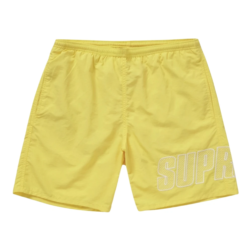 Supreme Limited Edition Water Shorts Bleekgeel Yellow Heren