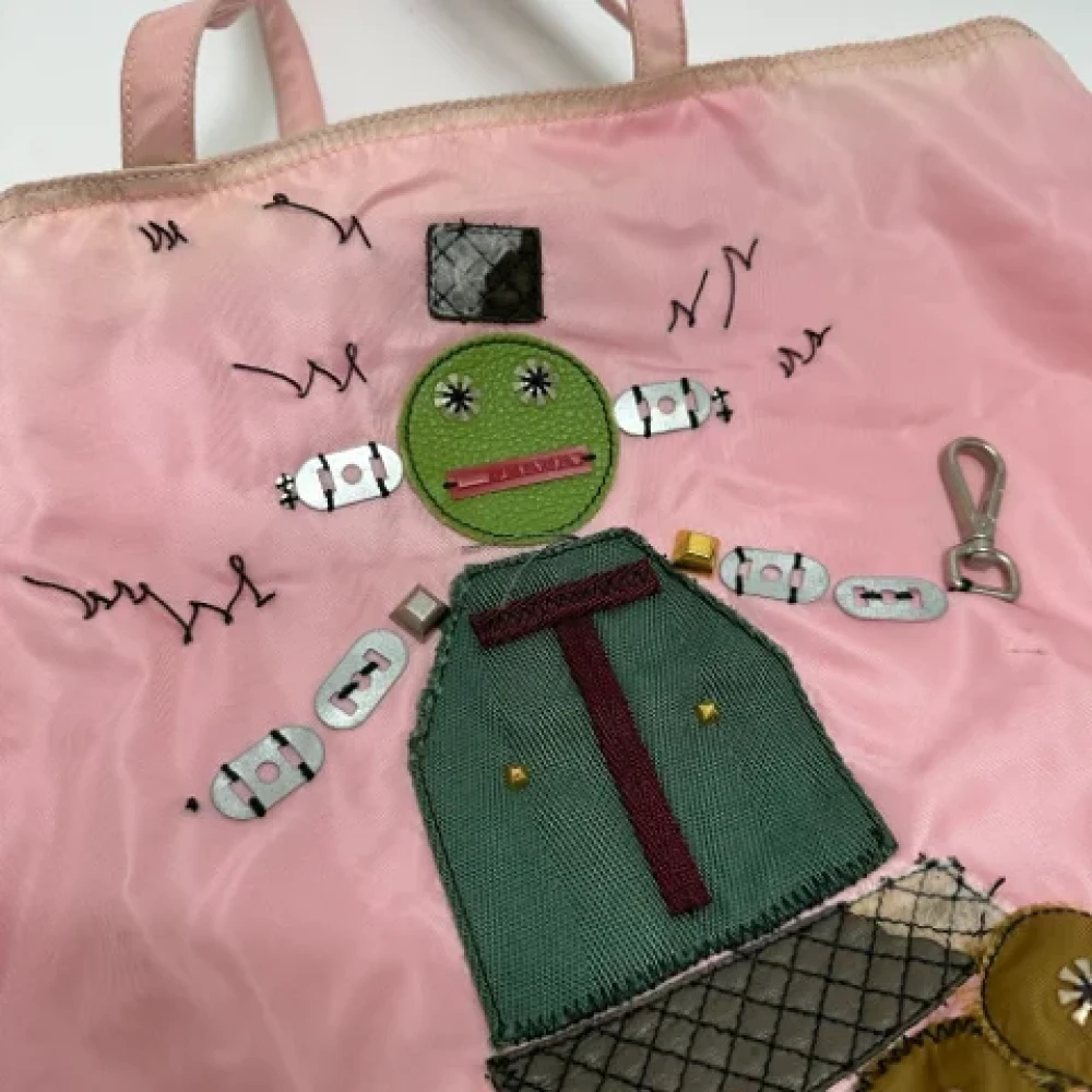 Prada Vintage Pre-owned Fabric prada-bags Pink Dames