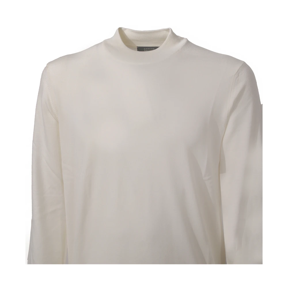 Zanone Flexwool Coltrui Wit White Heren