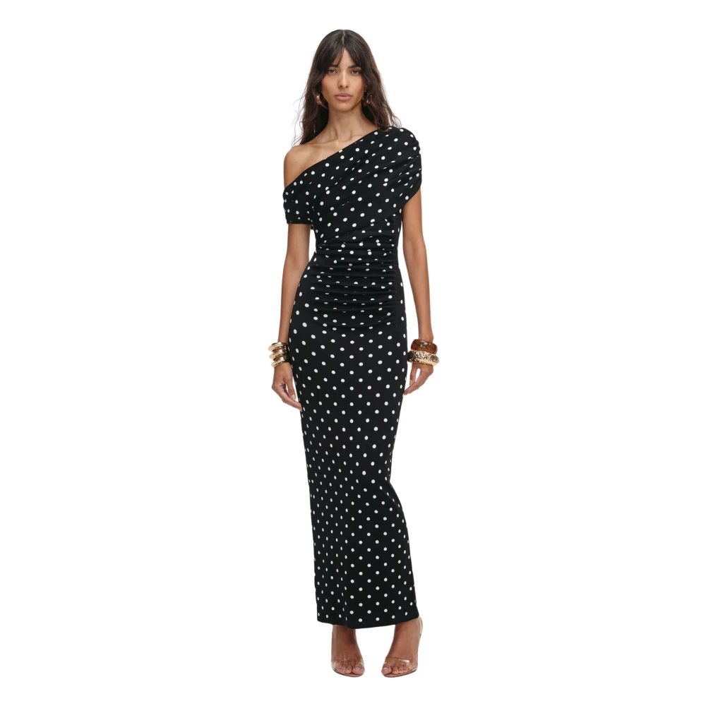 Self Portrait Women's Black Maxi Dresses, S, Lace Dress