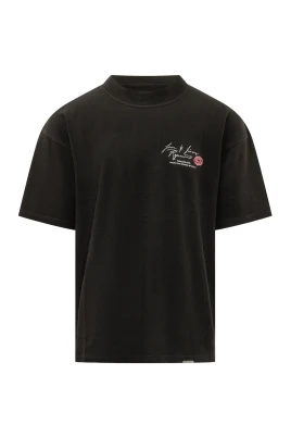 T-shirt med slogan-tryck