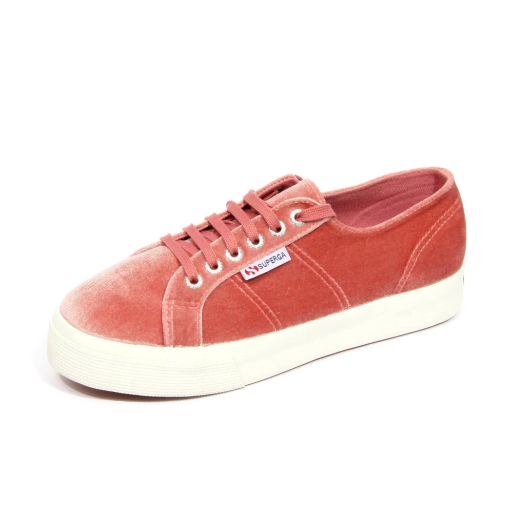 Superga 2730 Velvet Chenillew Dames Schoenen Roze