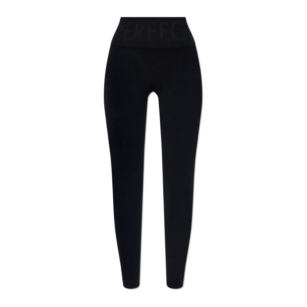 Perfect Moment Ribbed Leggings Black Dames