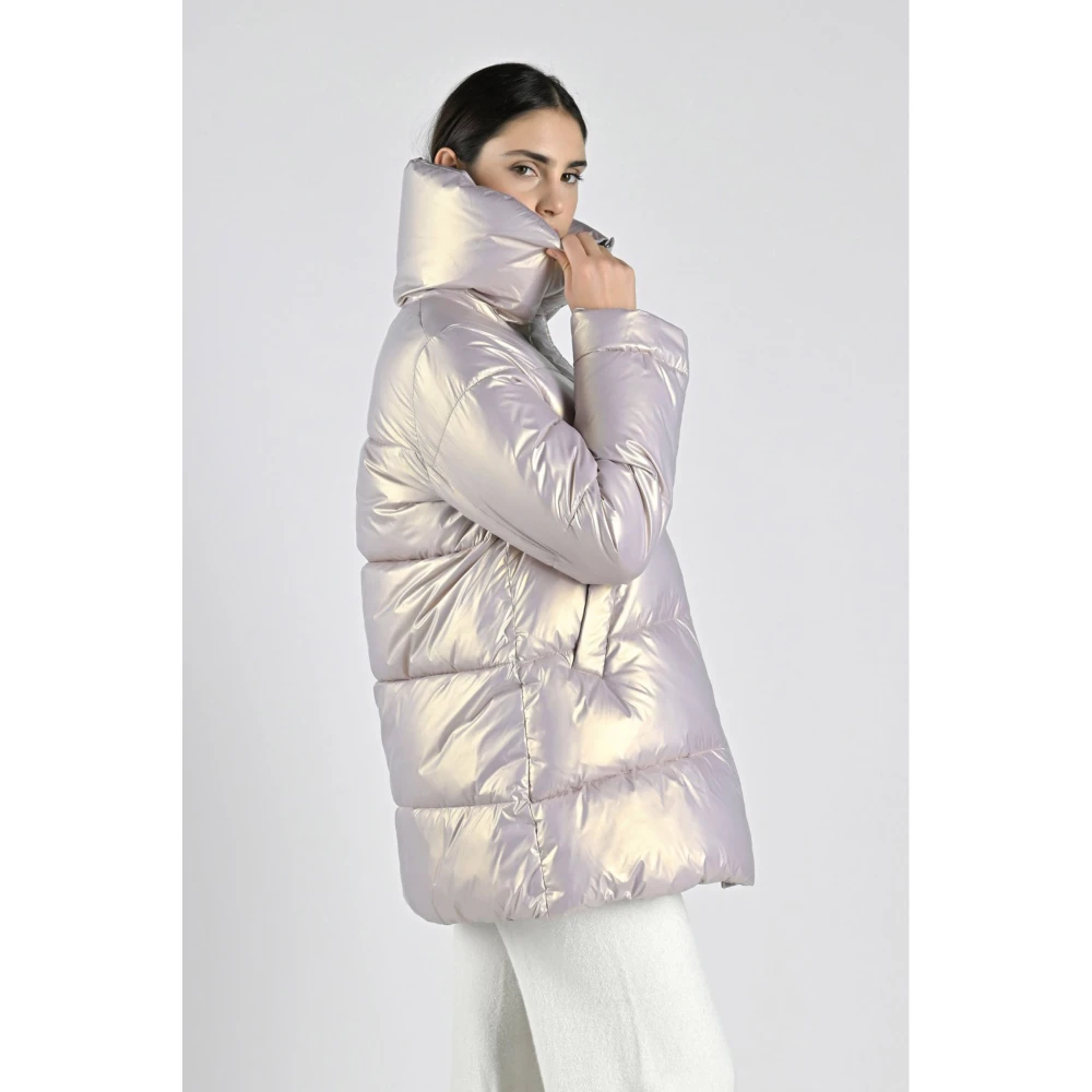 Canadian Classics Roze Winterjas met Verborgen Rits Pink Dames