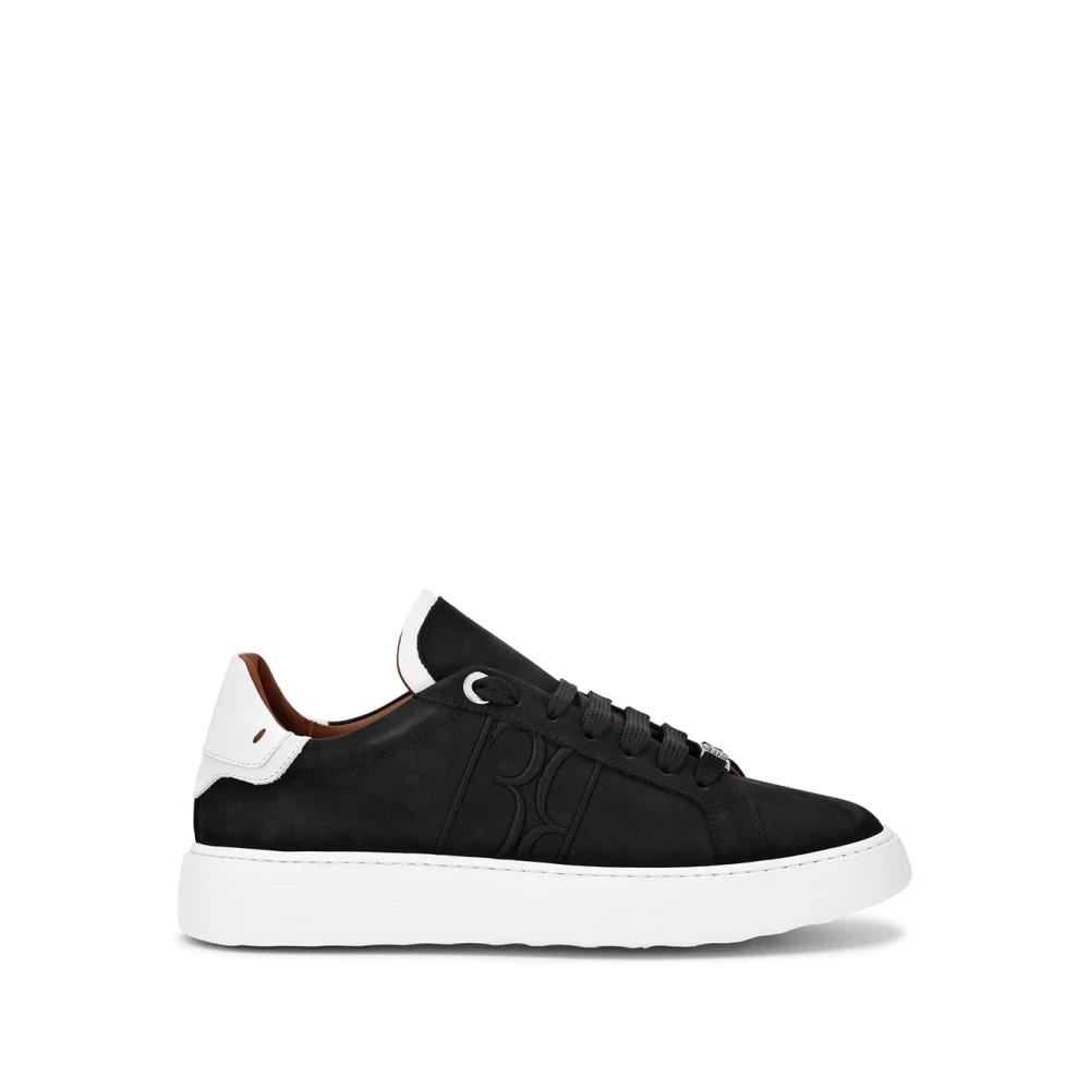 Billionaire Logo Low-Top Sneakers Heren Schoenen Zwart