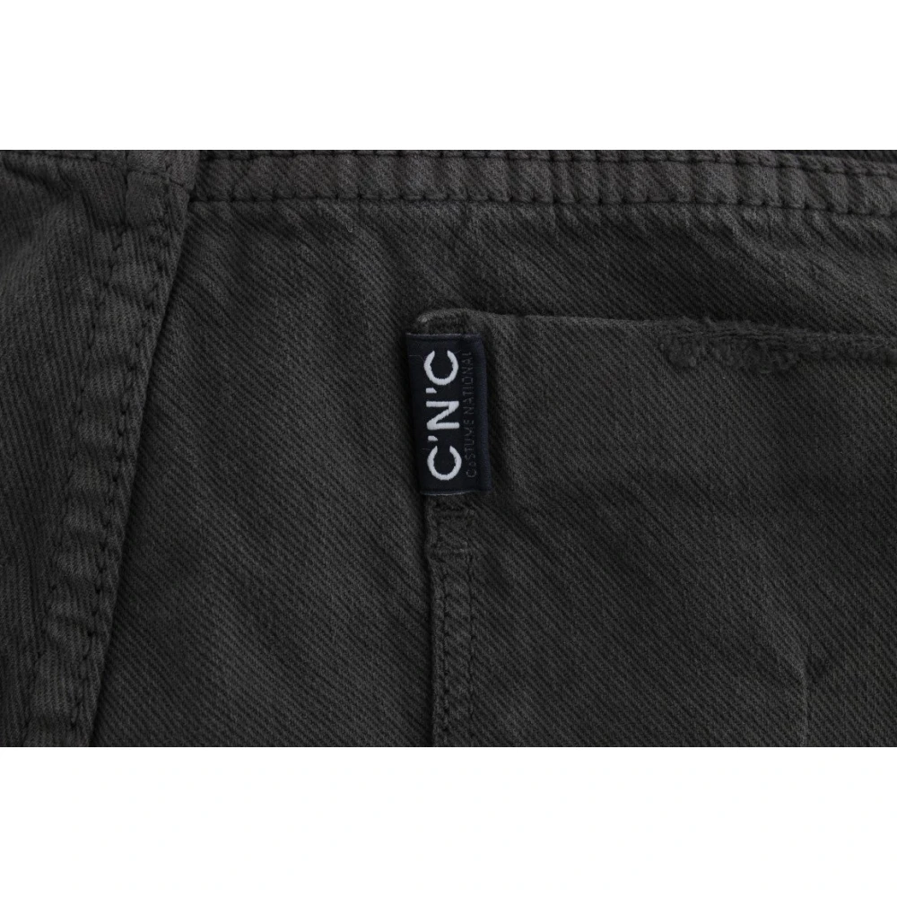 Costume National Groene Slim Fit Jeans met Stretch Green Dames