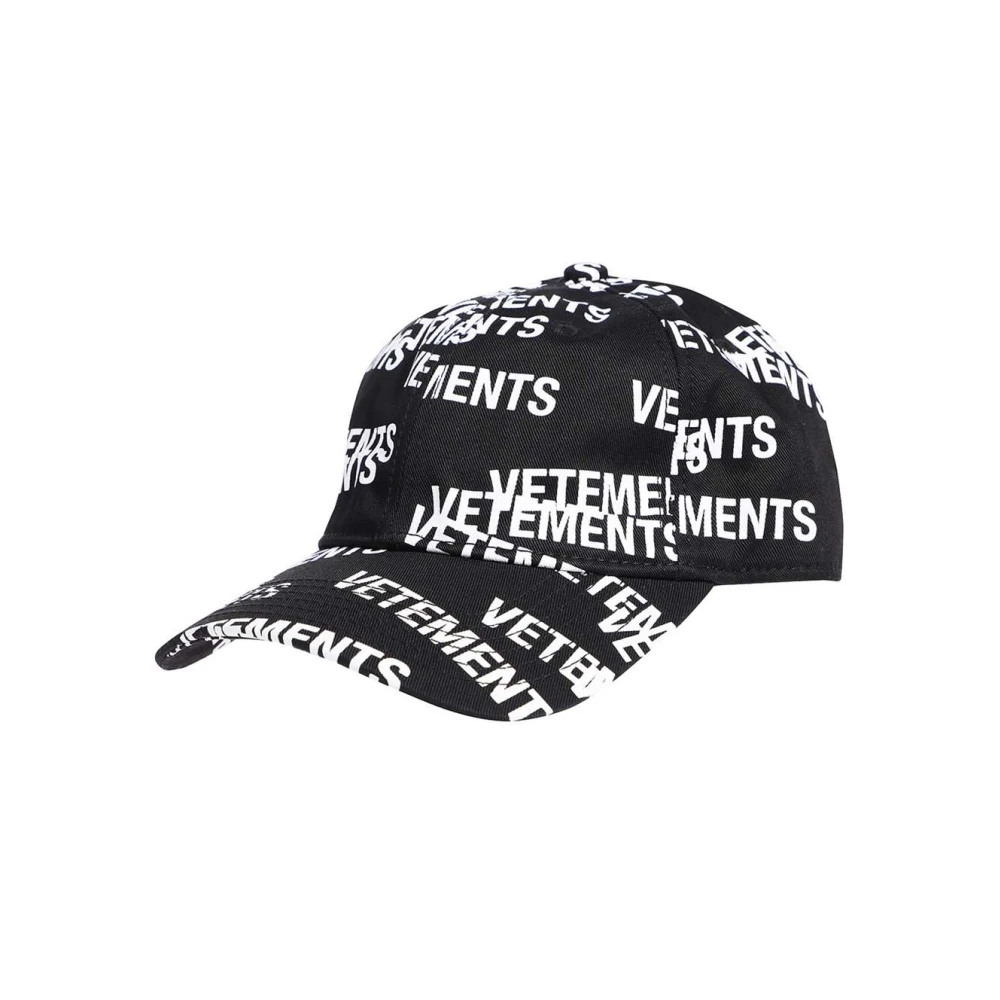 Vetements Baseballpet met logo Black Dames