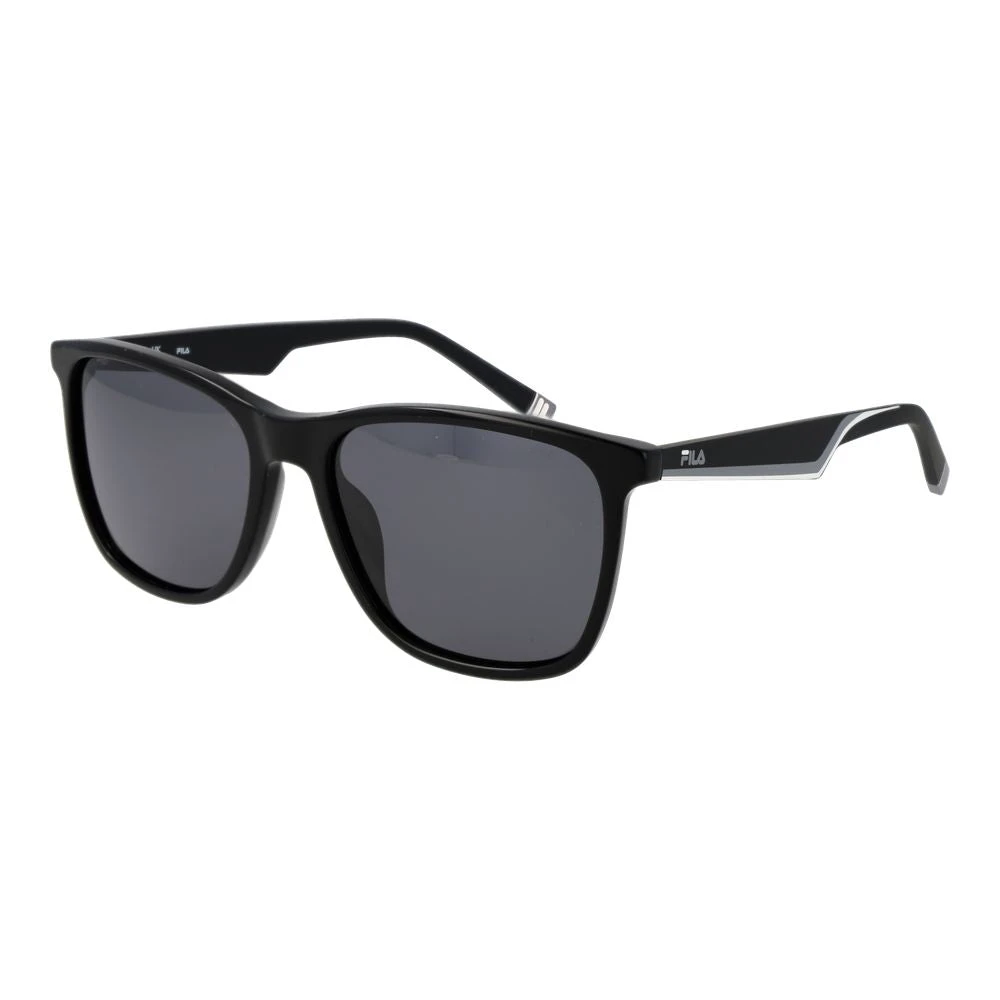 Fila Men's Black Square Sunglasses - Sunglasses - One Size - Accessories