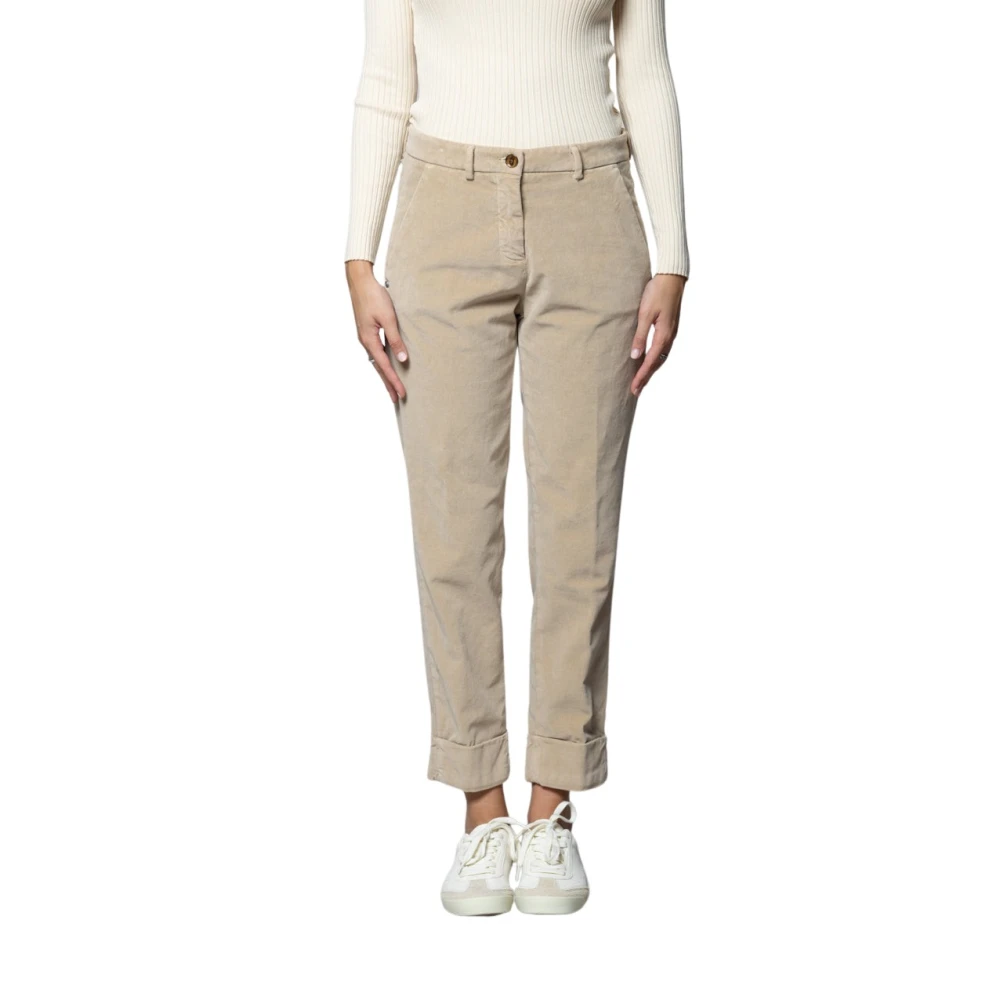 Mason's Kvinno Beige Byxor Dam, Xs, Bomull, New York Carrot