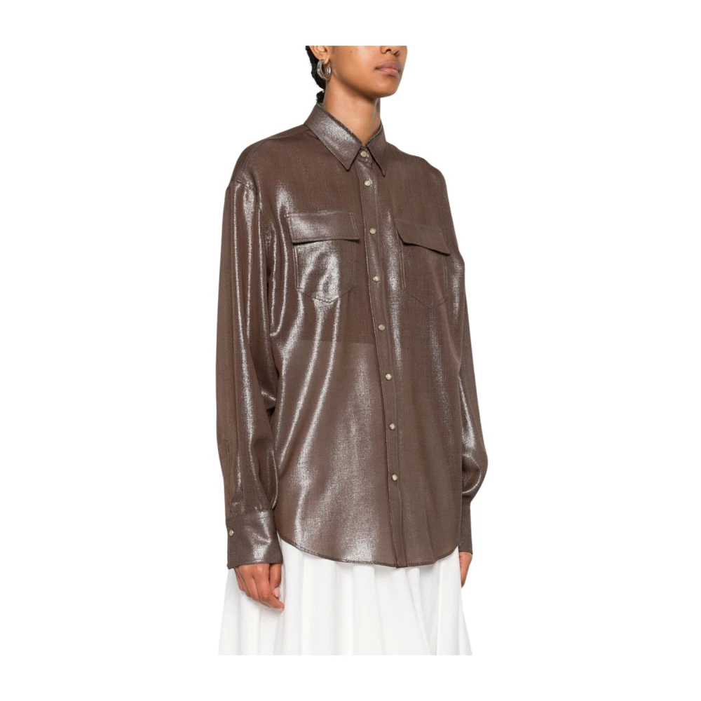 Blouses & Shirts > Shirts - - Brunello Cucinelli - Modalova