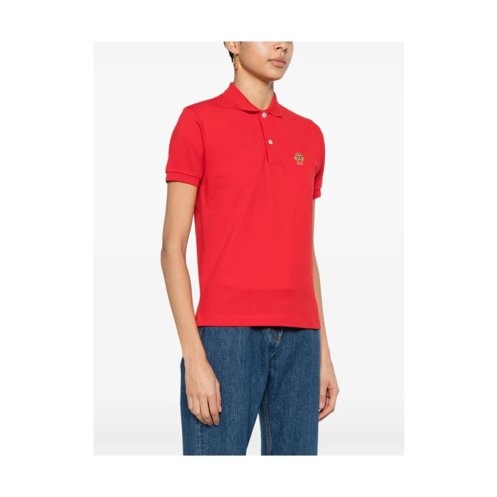 Bally Polo Shirts Red Dames