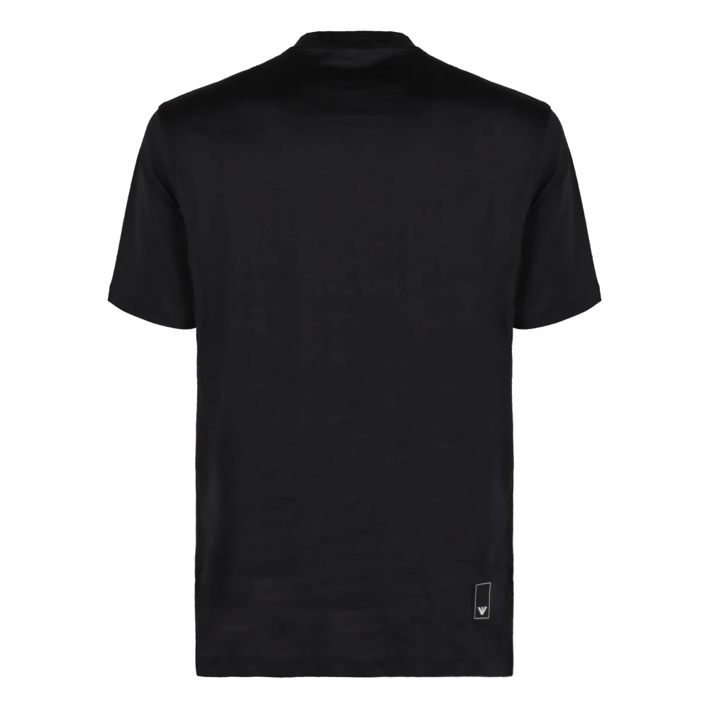 Emporio Armani Casual Katoenen T-shirt voor Mannen Blue Heren