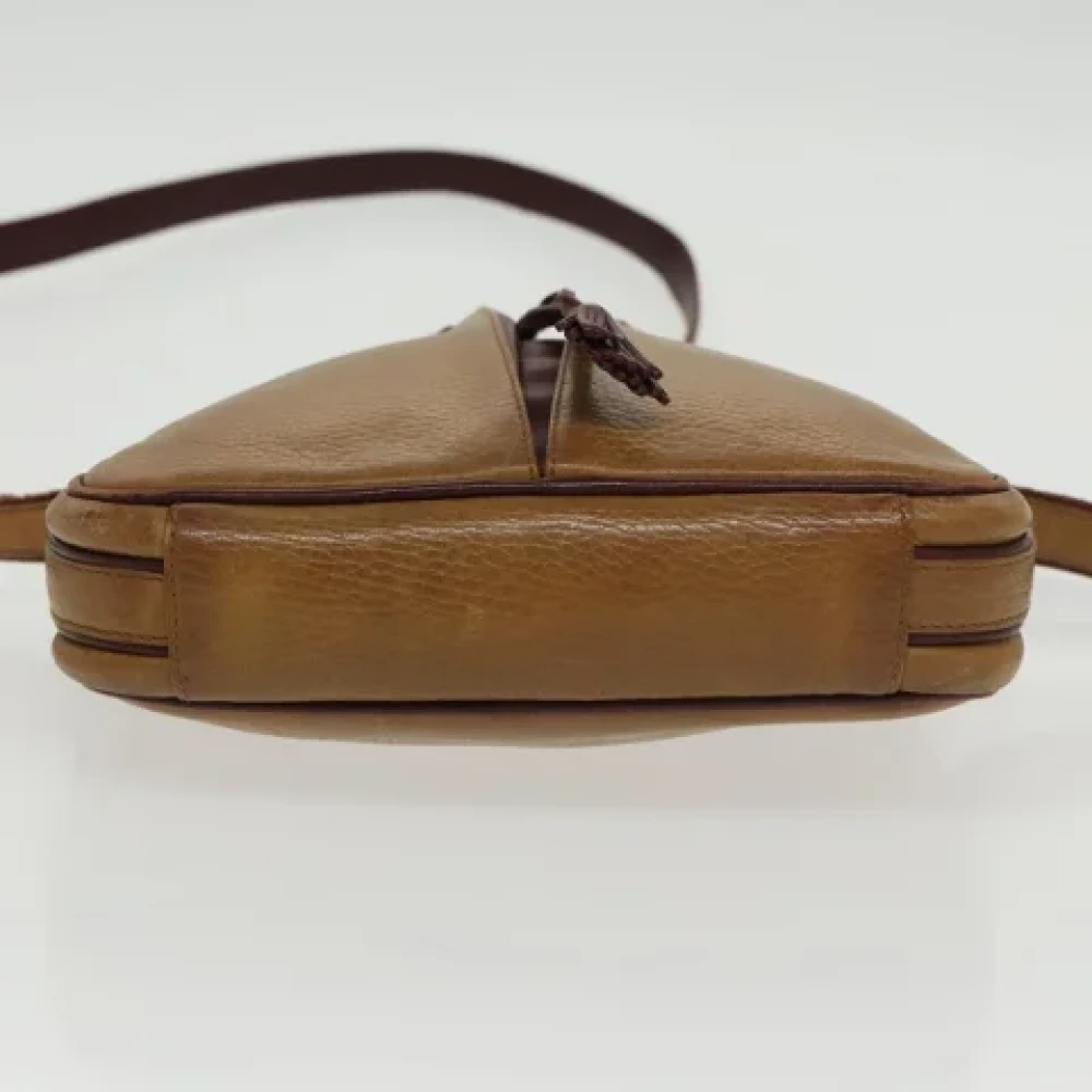 Cartier Vintage Pre-owned Leather shoulder-bags Yellow Dames