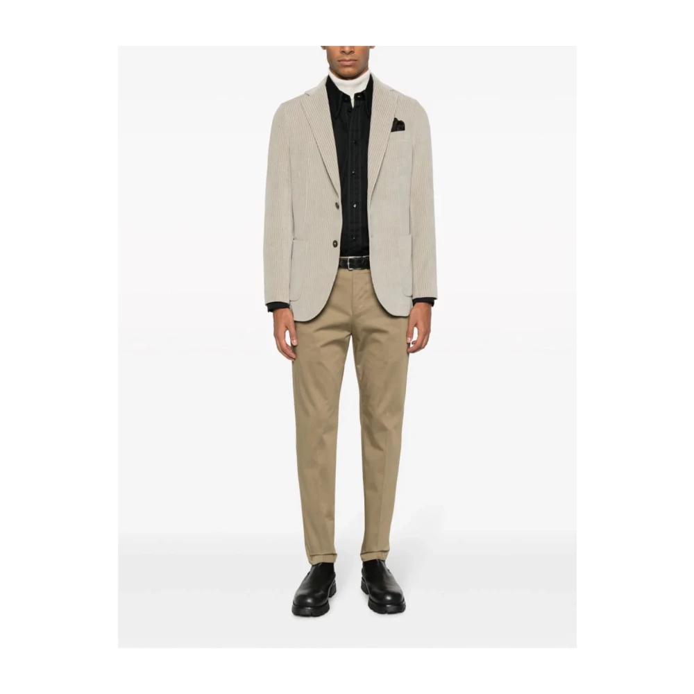 PT Torino Beige Katoenen Broek Beige Heren