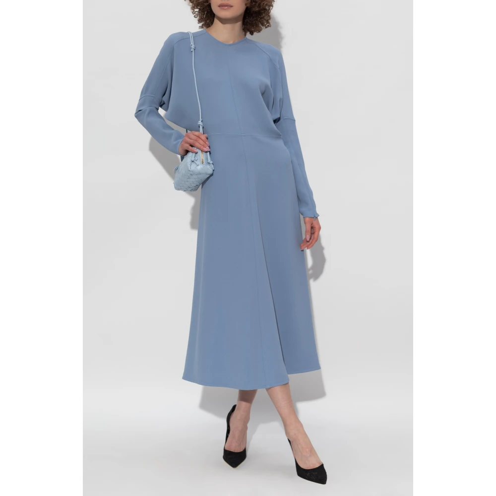 Victoria Beckham Jurk met korte mouwen Blue Dames
