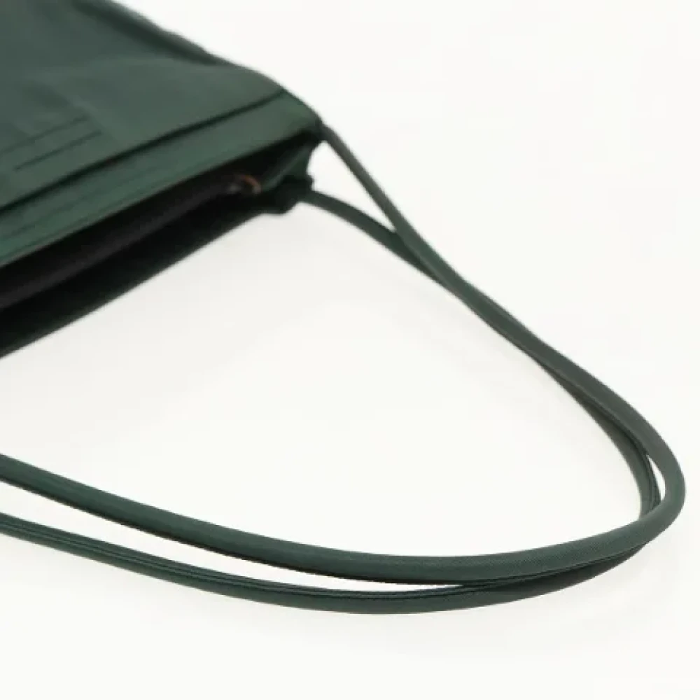 Prada Vintage Pre-owned Nylon prada-bags Green Dames
