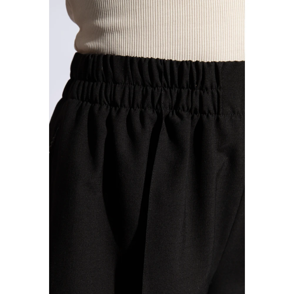 Halfboy Plooi-front broek Black Dames