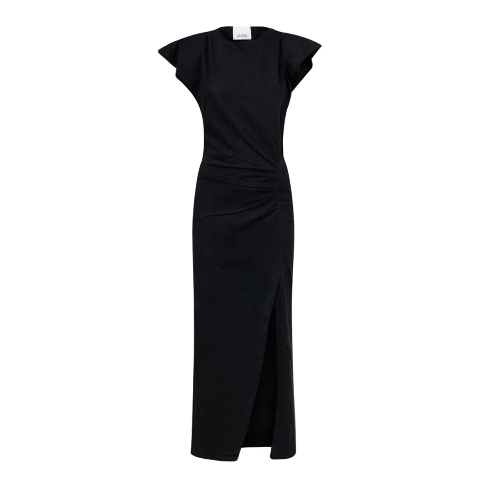 Isabel Marant Women's Black Nadela Dress With Front Split