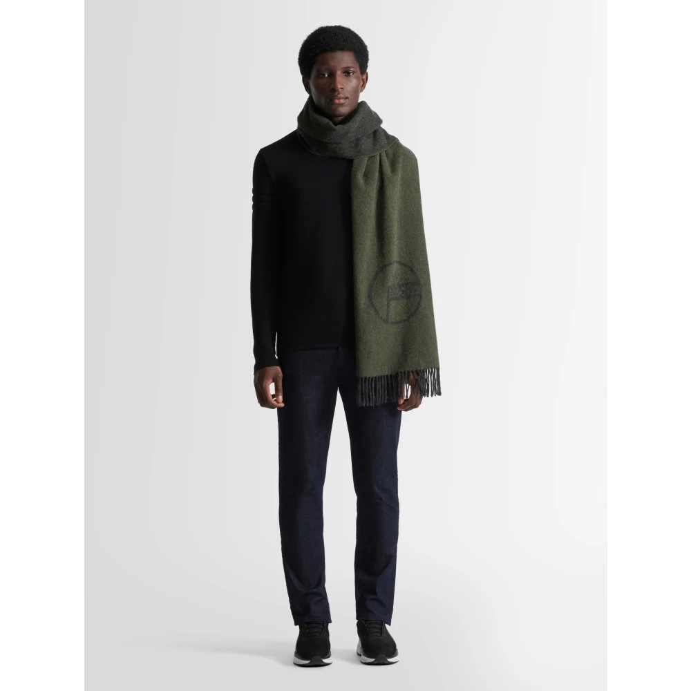 Fusalp Jacquard Sjaal Green Unisex