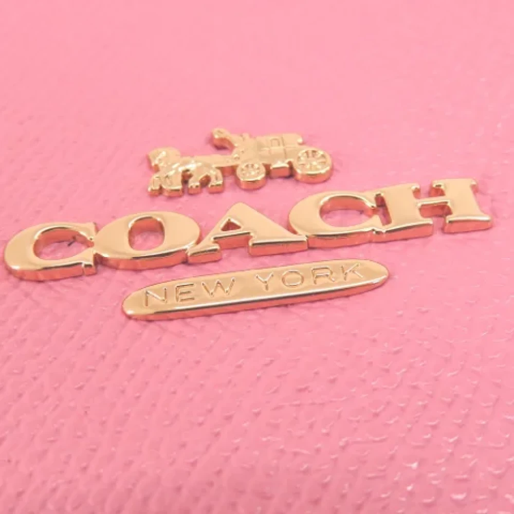 Coach Pre-owned Leather totes Pink Dames