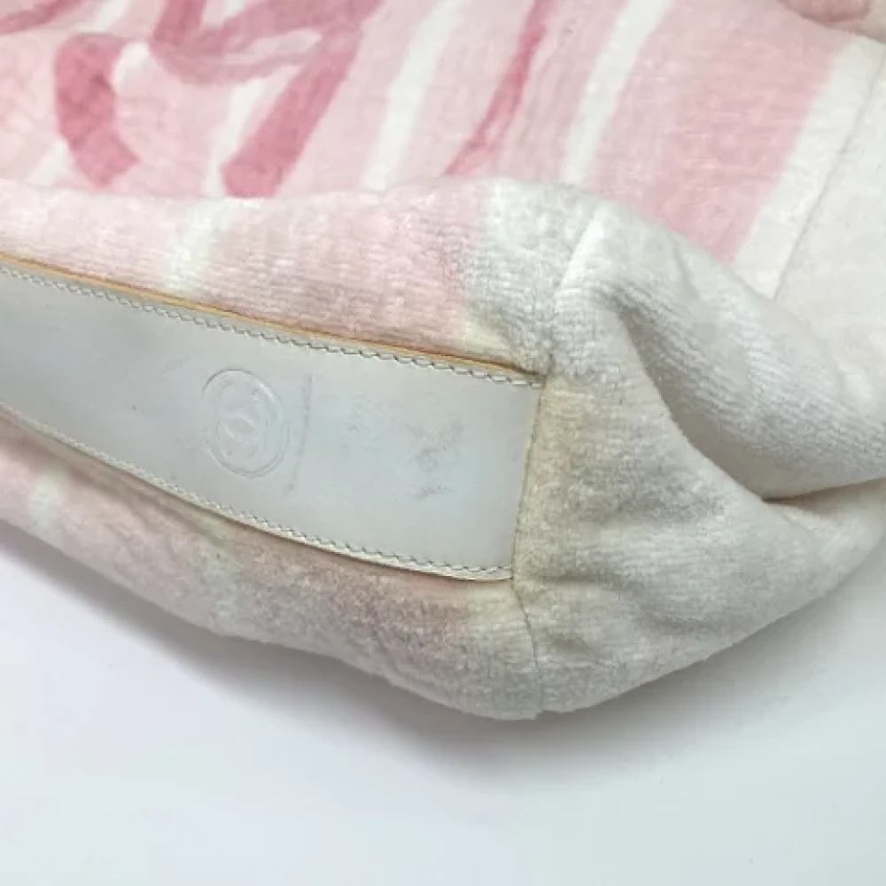 Chanel Vintage Pre-owned Cotton chanel-bags Pink Dames