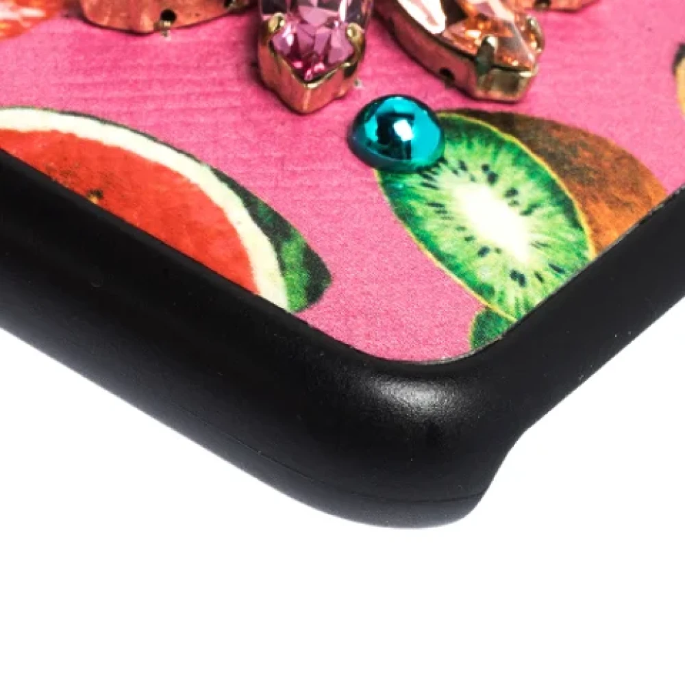 Dolce & Gabbana Pre-owned Leather home-office Multicolor Dames