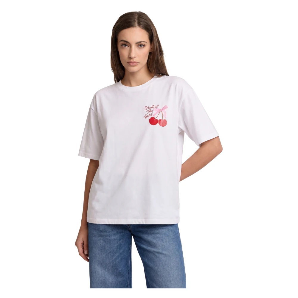 Kocca White T-Shirts, Female, S, T-Shirt Iodolo